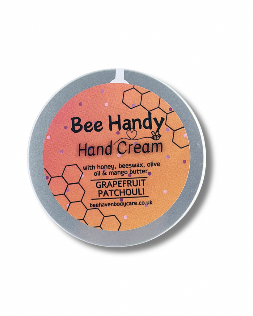 Grapefruit Patchouli Hand Cream - Honey & Beeswax with Essential Oils