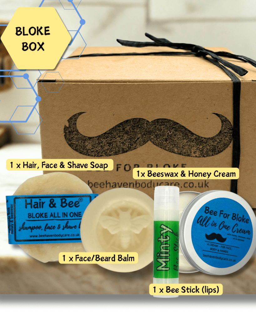 Bee For Bloke (4pcs) Gift Box - Bee Haven Bodycare & Gifts