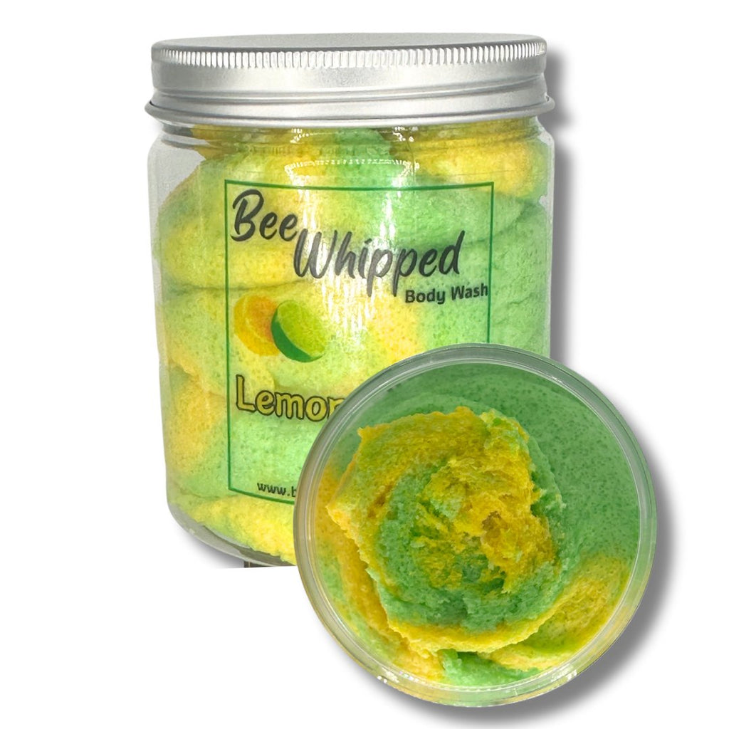 Bee Whipped Foaming Sugar Scrub - Lemon and Lime - Bee Haven Bodycare & Gifts