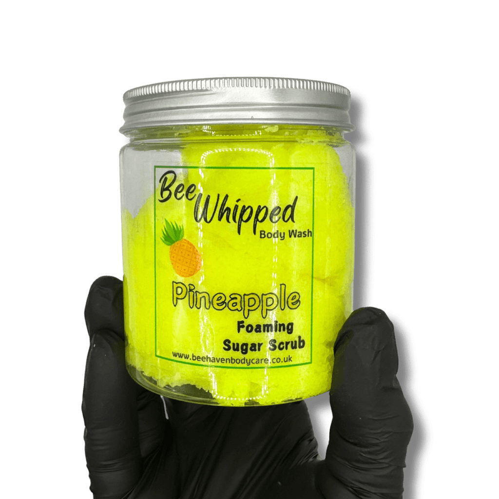 Bee Whipped Foaming Sugar Scrub - Pineapple - Bee Haven Bodycare & Gifts