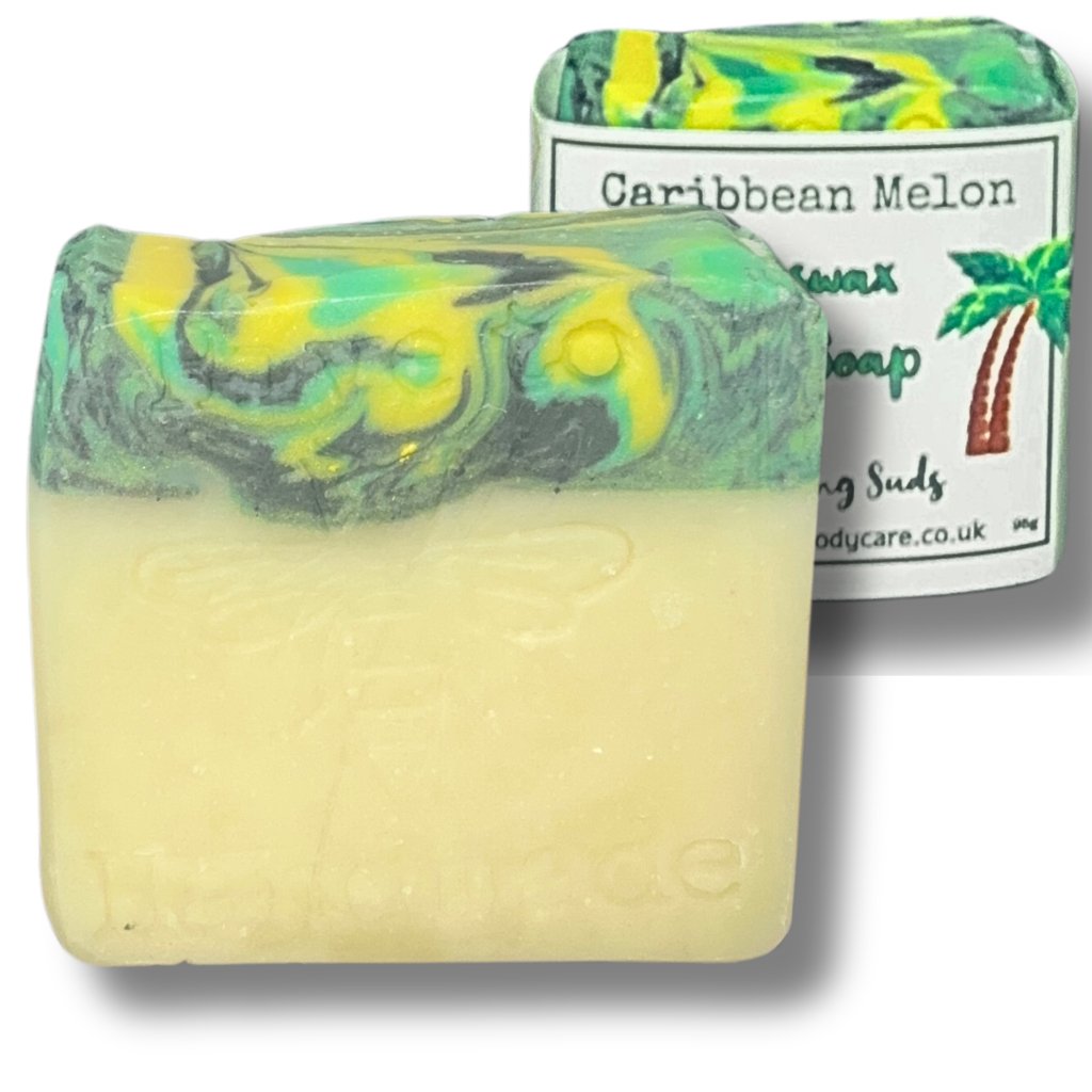 Caribbean Melon Fragranced Beeswax Soap - Bee Haven Bodycare & Gifts
