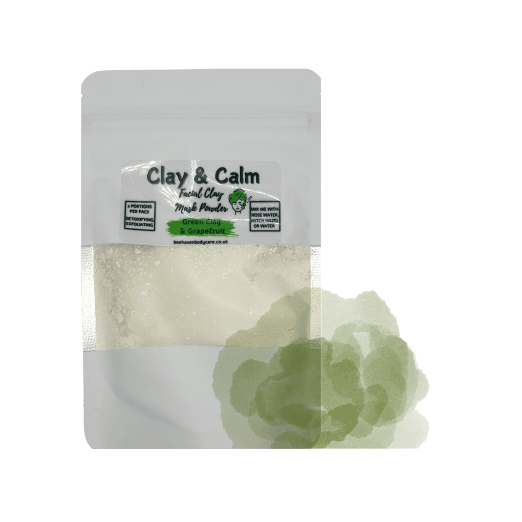 Clay Facial Mask - Green Clay and Grapefruit - Bee Haven Bodycare & Gifts