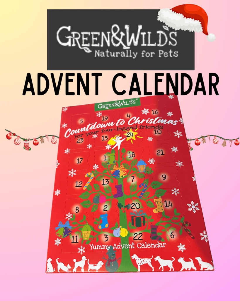 Dog Advent Calendar 105g - Green & Wilds - Bee Haven Bodycare & Gifts