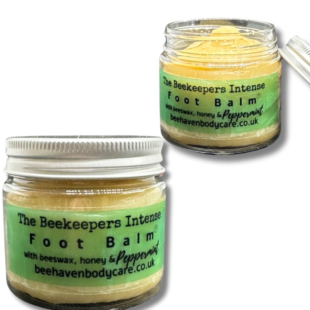 Foot & Leg Balm - Honey & Peppermint Overnight Treatment (NEW SIZE) - Bee Haven Bodycare & Gifts