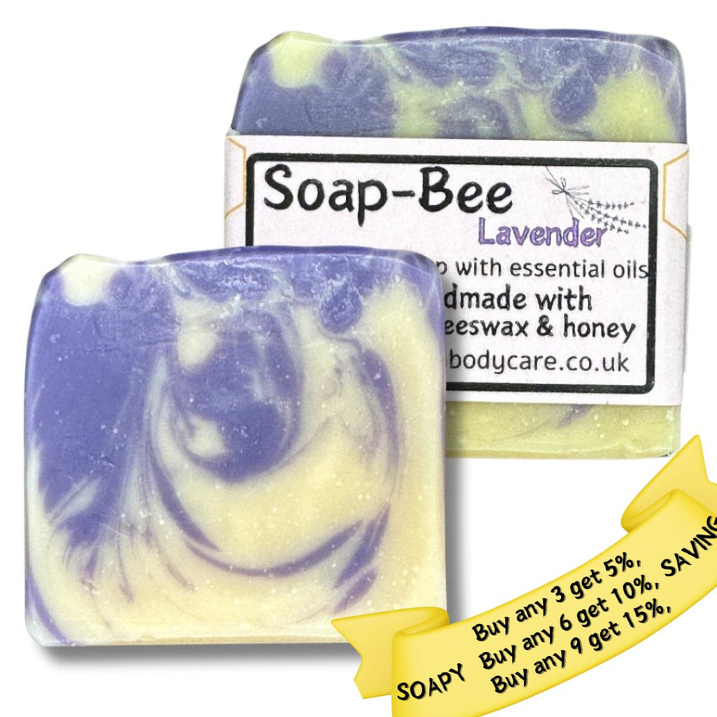 Goats Milk and Lavender Beeswax Soap - Bee Lavender Goat - Bee Haven Bodycare & Gifts