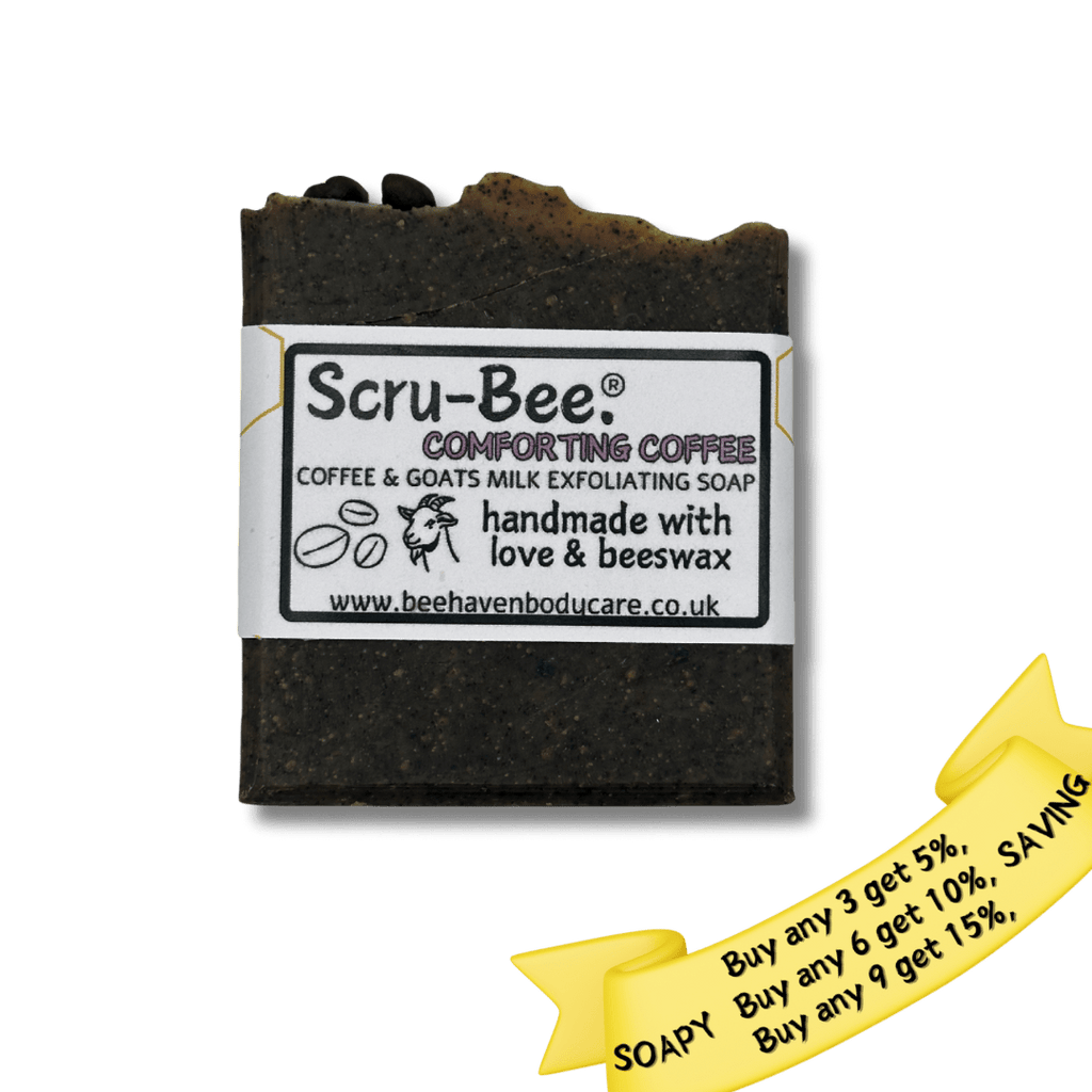 Goats Milk & Coffee - Scru - Bee® Beeswax Soap 100% Natural - Bee Haven Bodycare & Gifts
