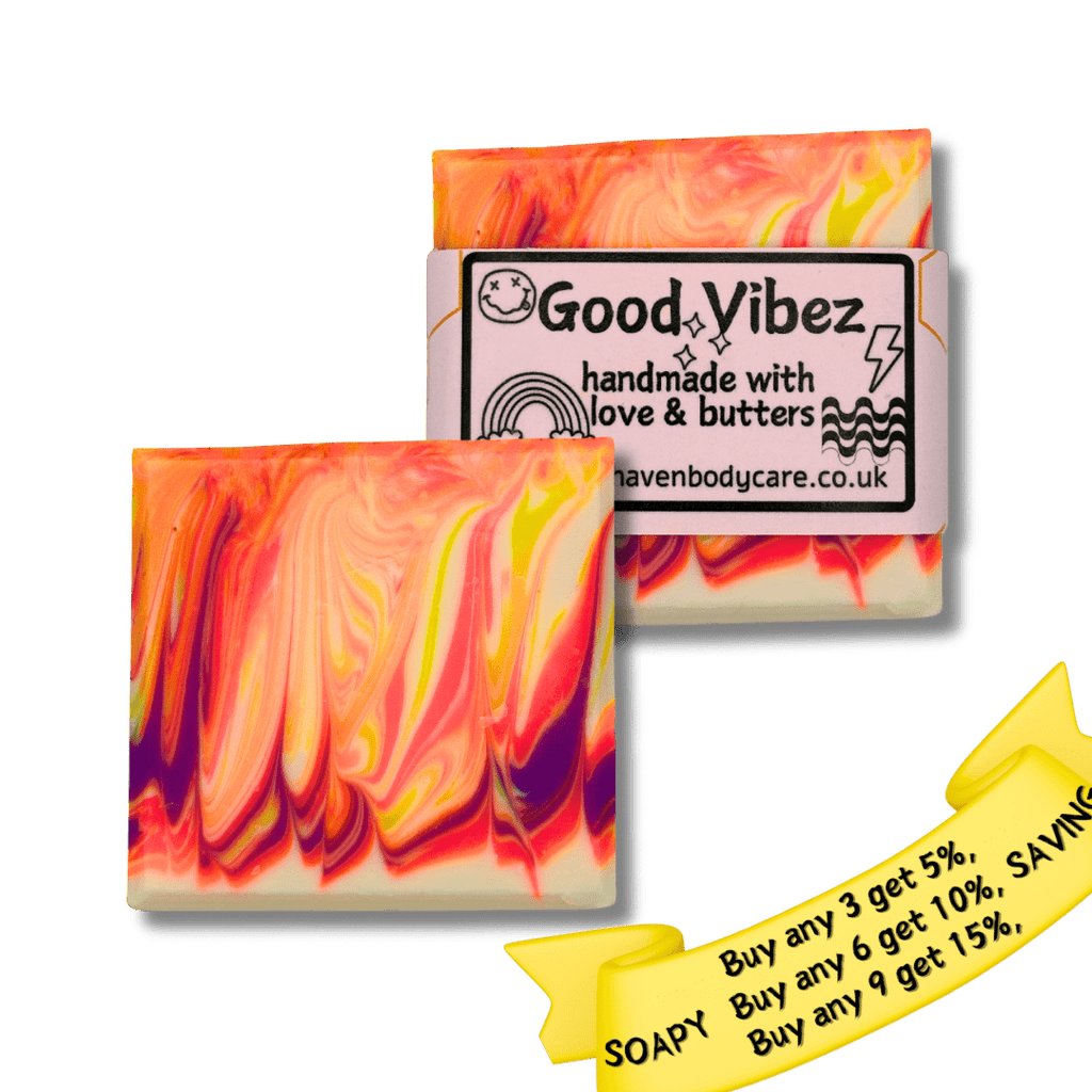 Good Vibez Soap - with The Tempress Fragrance - Bee Haven Bodycare & Gifts