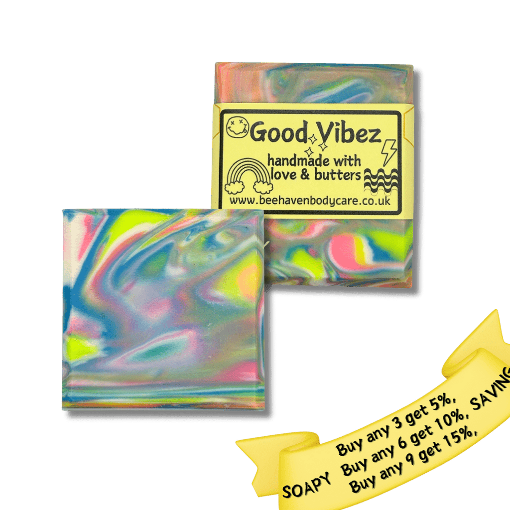 Good Vibez Soap - with The Tempress Fragrance - Bee Haven Bodycare & Gifts