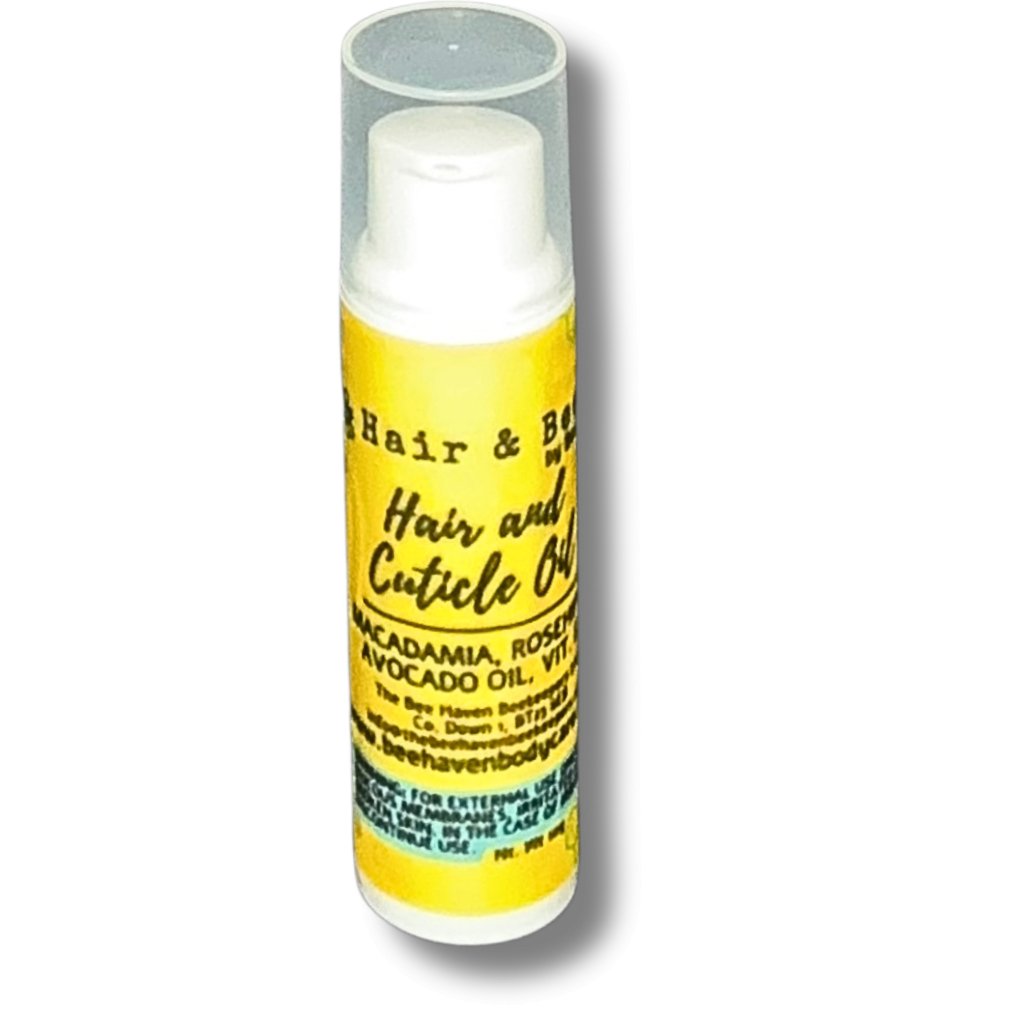 Hair & Cuticle Oil - Hydrate, Nourish & Restore - Bee Haven Bodycare & Gifts