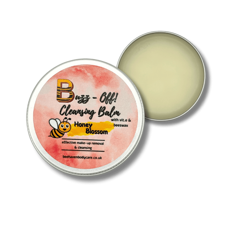Honey Blossom Cleansing Balm - Buzz Off! (Beeswax Makeup Remover) - Bee Haven Bodycare & Gifts