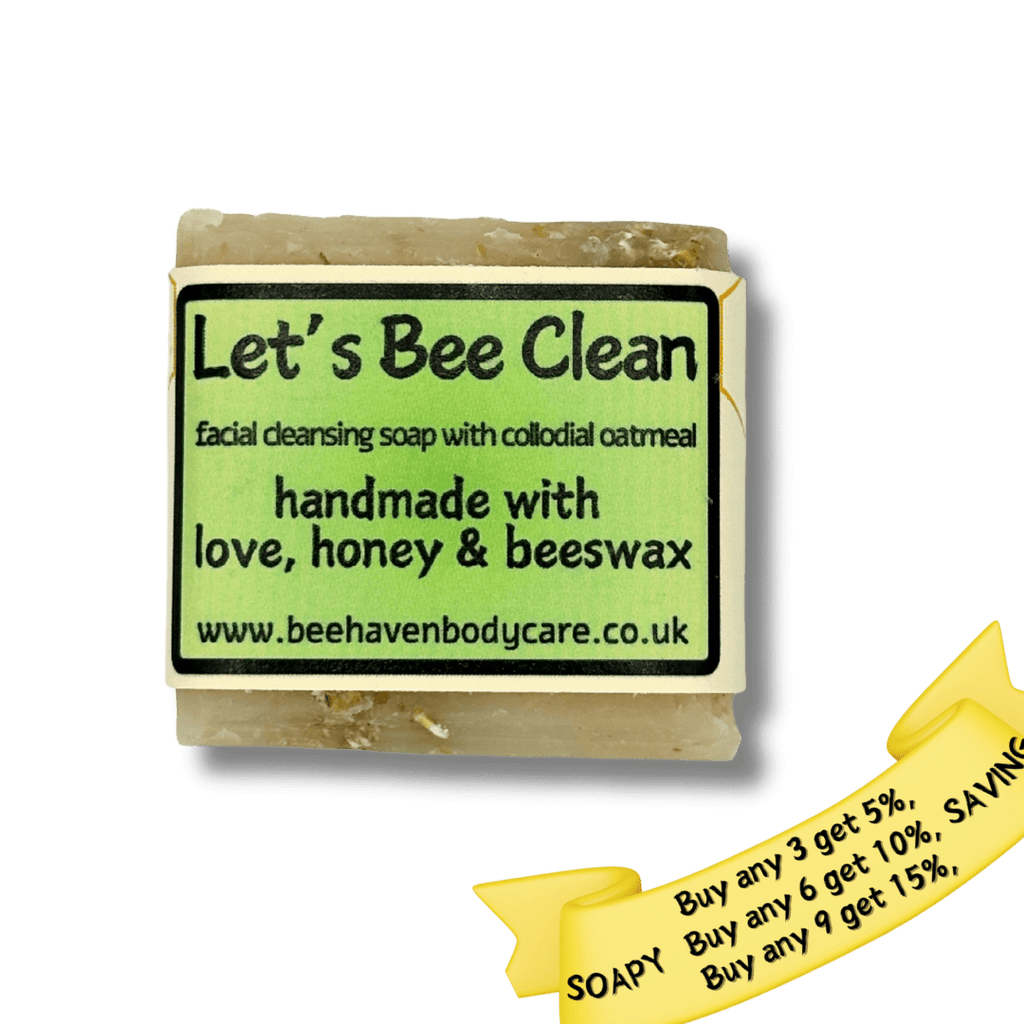 Honey Facial Cleansing Soap (Sensitive Skin) - Let's Bee Clean - Bee Haven Bodycare & Gifts