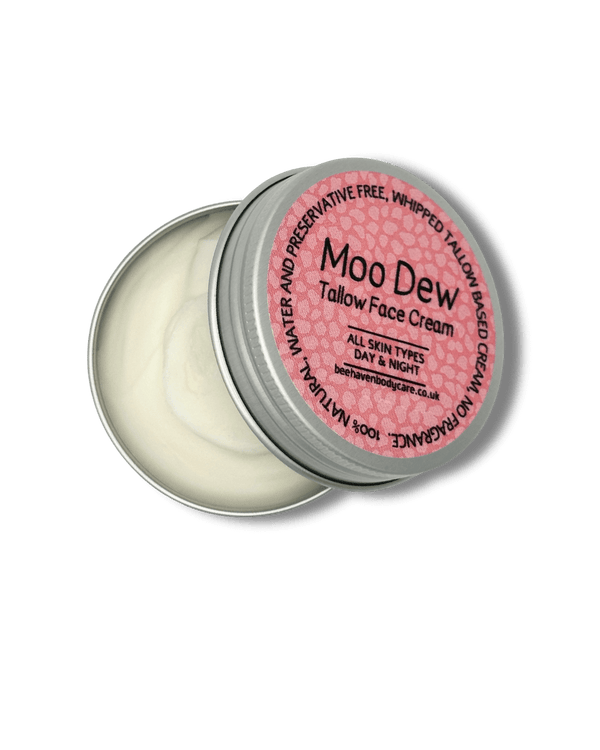 Moo Taskit Cream Moo Dew - Tallow Face Cream, Fragrance Free – Bee Haven Bodycare & Gifts