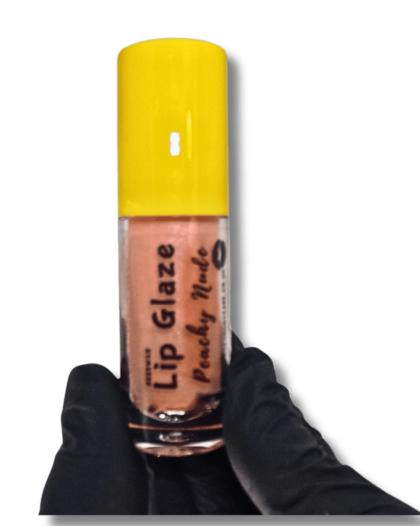 Peachy Nude Beeswax Lip Glaze - Nude Colour - Bee Haven Bodycare & Gifts