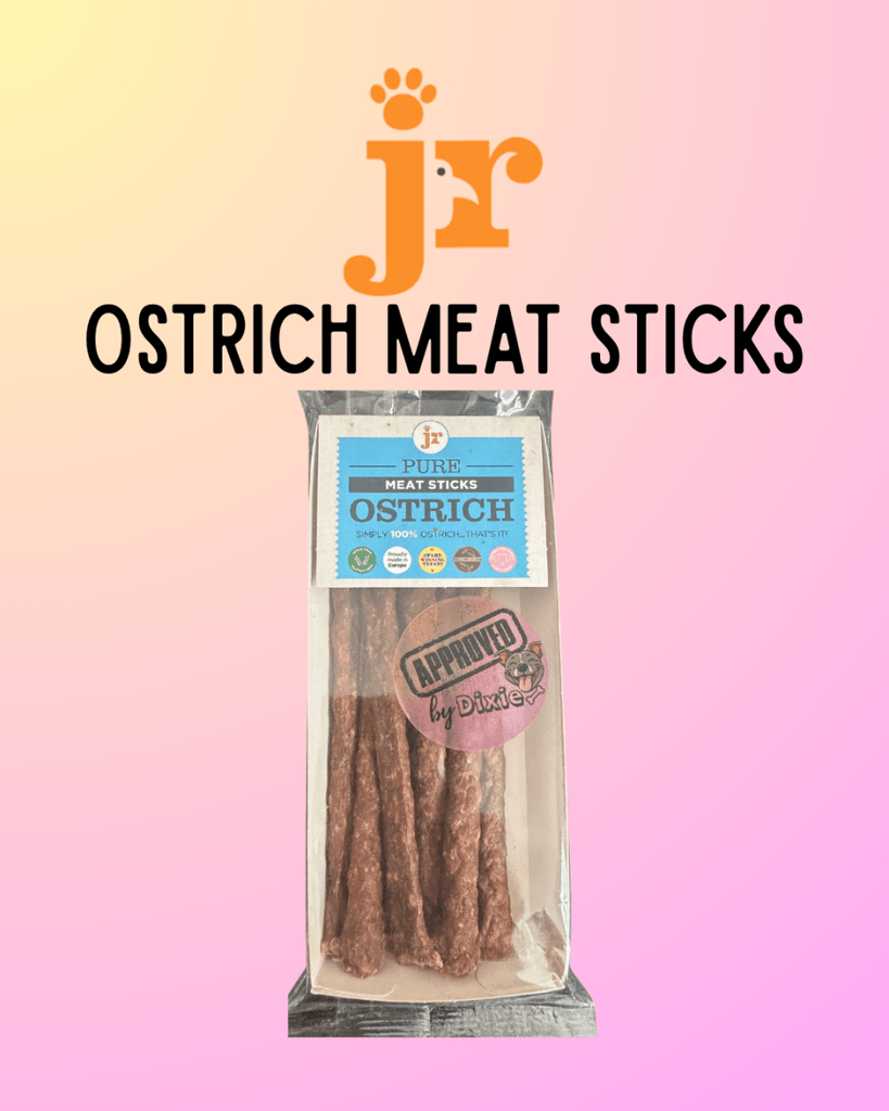 Pure Meat Sticks - Ostrich (50g) from JR Pet Products - Bee Haven Bodycare & Gifts