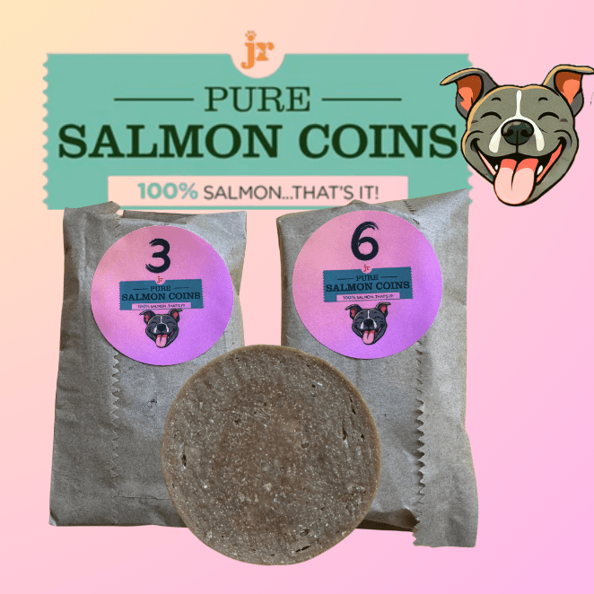 Pure Salmon Coins (3 or 6) from JR Pet Products - Bee Haven Bodycare & Gifts