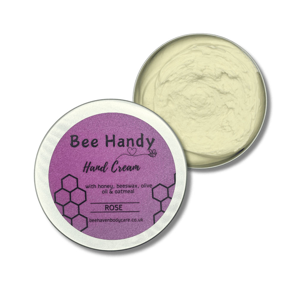 Rose, Beeswax & Honey Hand Cream - Bee Haven Bodycare & Gifts
