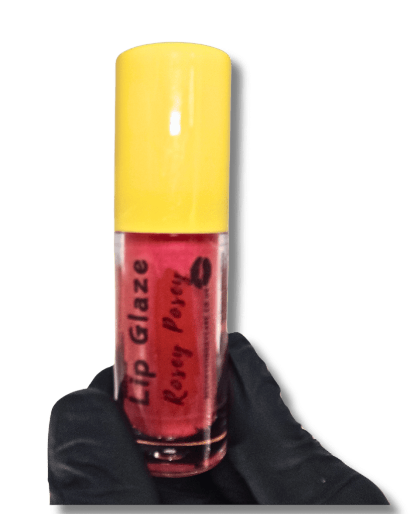 Rosey Posey Beeswax Lip Glaze - Red Colour - Bee Haven Bodycare & Gifts