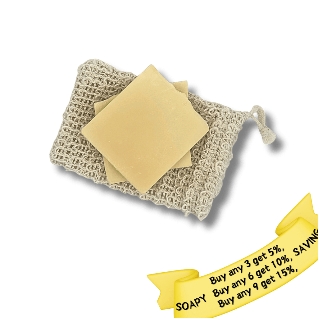 Sisal Soap Bag - Filled (various scents) - Bee Haven Bodycare & Gifts