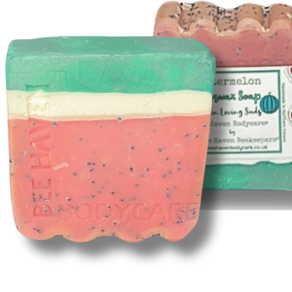 Watermelon Fragranced Beeswax Soap - Bee Haven Bodycare & Gifts