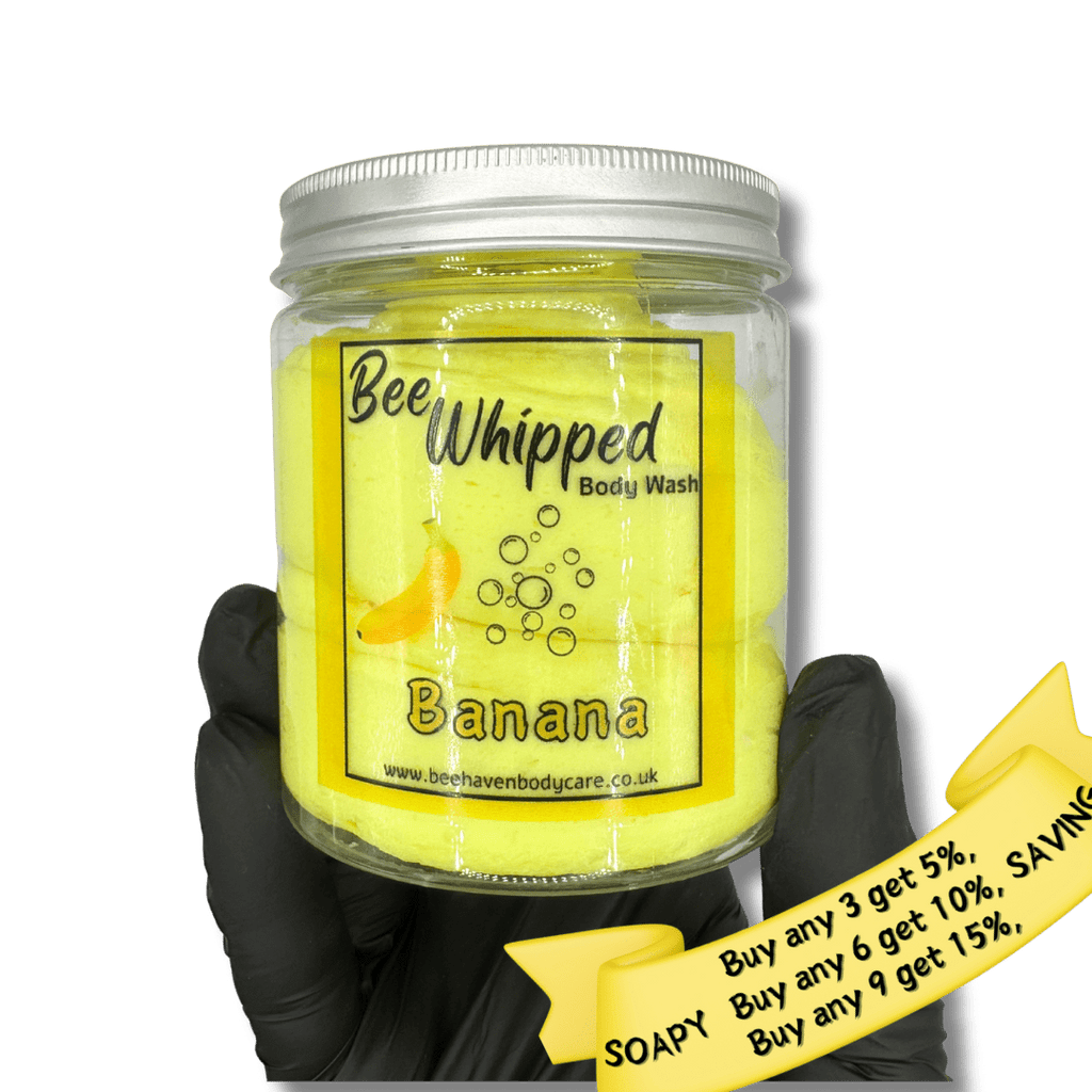 Whipped Body Wash - Banana - Bee Haven Bodycare & Gifts