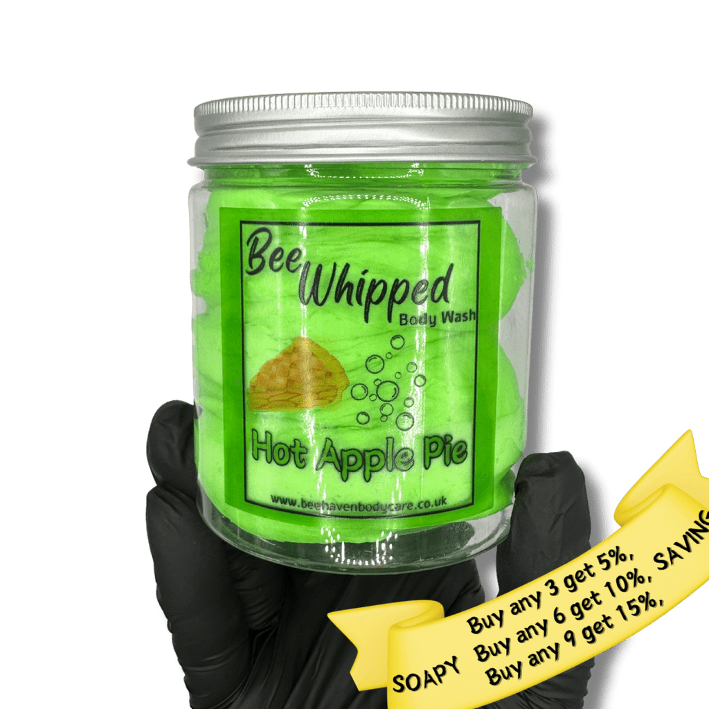 Whipped Body Wash - Hot Apple Pie - Bee Haven Bodycare & Gifts