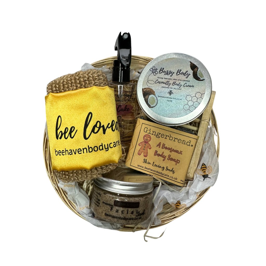 Bee Loved Pamper (Christmas) Basket - Bee Haven Bodycare & Gifts