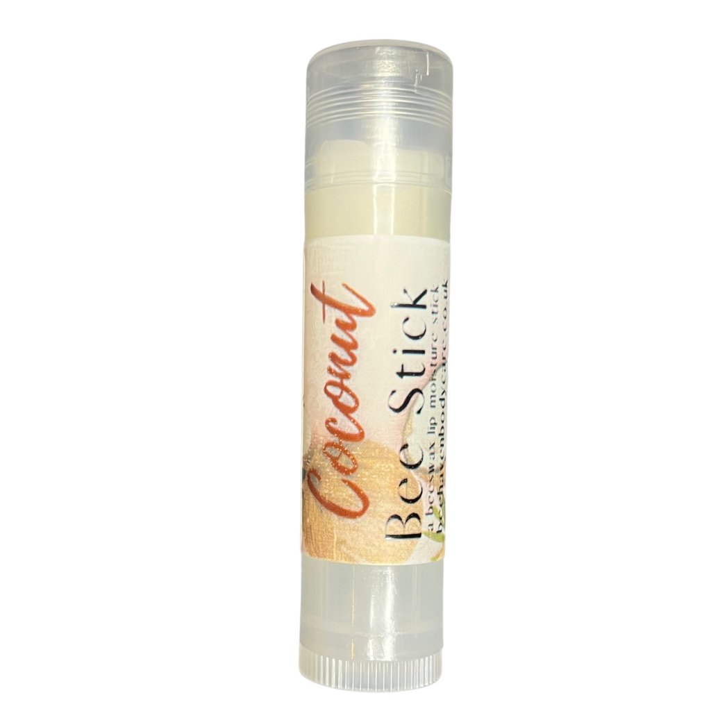 Coconut Beeswax Lip Moisture Stick - Coconut Bee Stick - Bee Haven Bodycare & Gifts