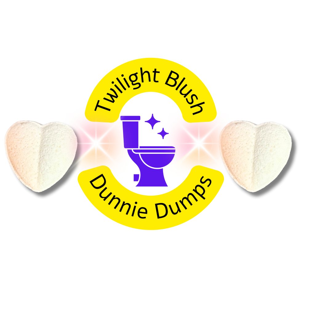Dunnie Dumps® - Toilet Freshening Fizzers (Twilight Blush) - Bee Haven Bodycare & Gifts