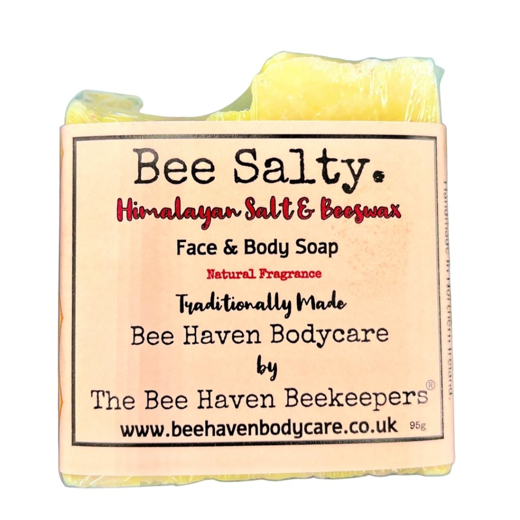 Himalayan Salt & Beeswax Soap - Bee Salty (Face & Body) - Bee Haven Bodycare & Gifts