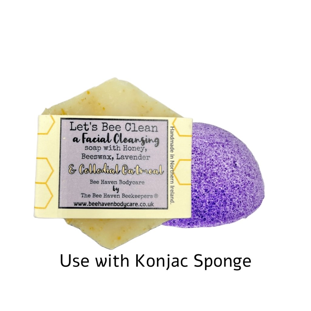 Honey Facial Cleansing Soap (Normal/Dry Skin) - Lets Bee Clean with Lavender - Bee Haven Bodycare & Gifts