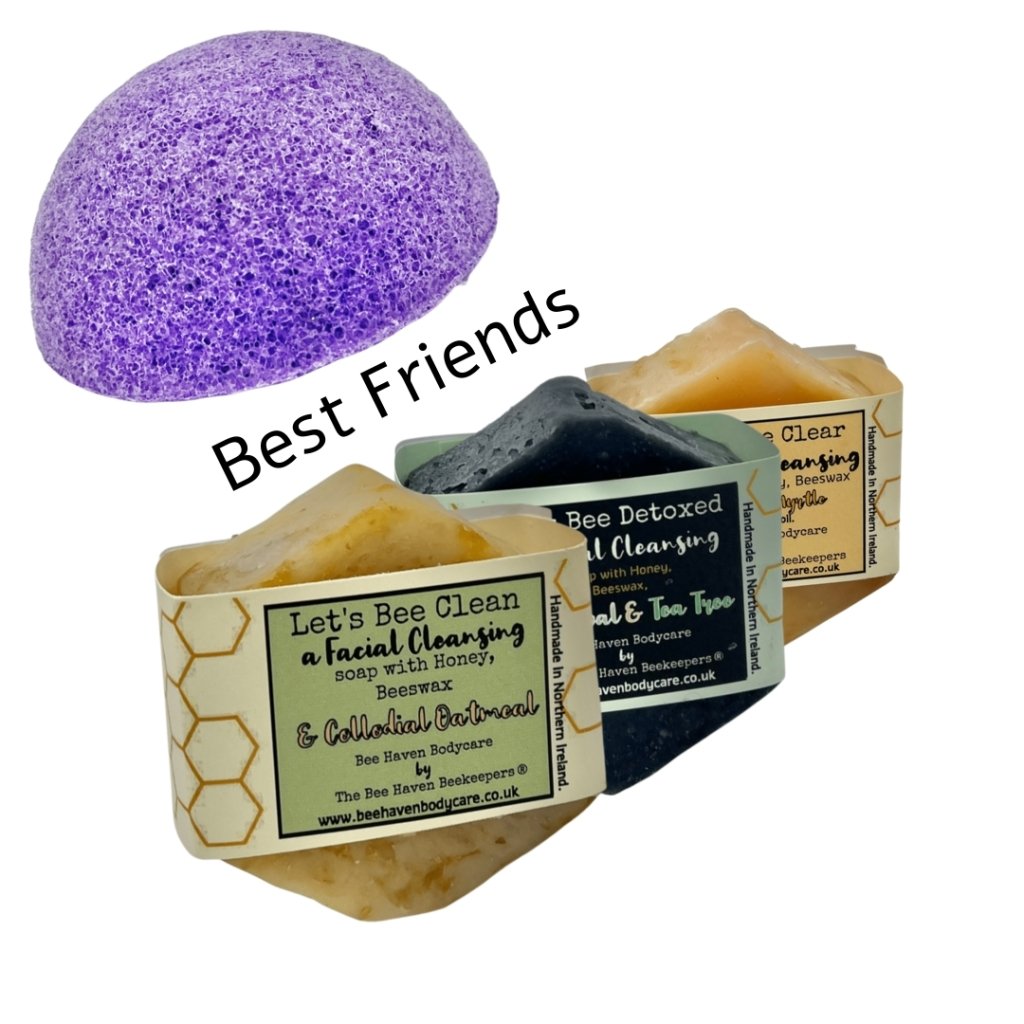 Konjac Facial Sponge (Skin Polisher) - Bee Haven Bodycare & Gifts