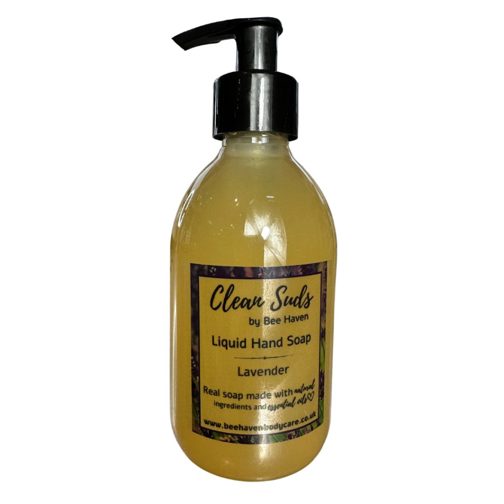 Natural Liquid Hand Soap - Lavender - Bee Haven Bodycare & Gifts