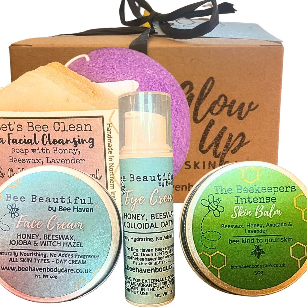 (NEW LOOK) Glow Up - Face Care Gift Set - Bee Haven Bodycare & Gifts