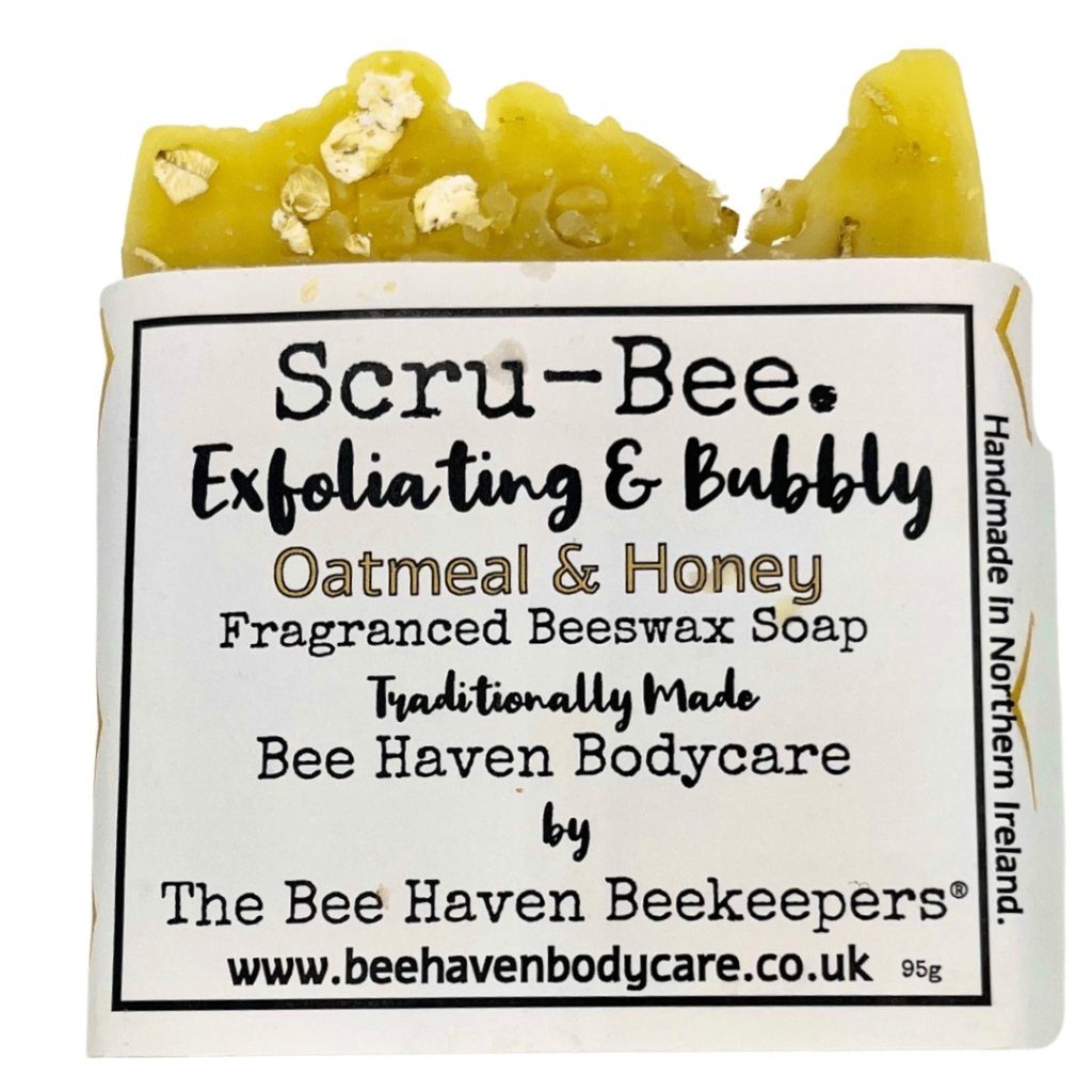 Oatmeal & Honey - Scru-Bee Beeswax Soap - Bee Haven Bodycare & Gifts