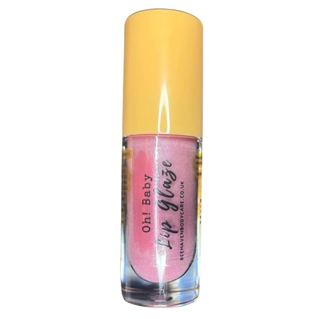 Oh! Baby Beeswax Lip Glaze - Baby Pink Colour & Fragrance free - Bee Haven Bodycare & Gifts