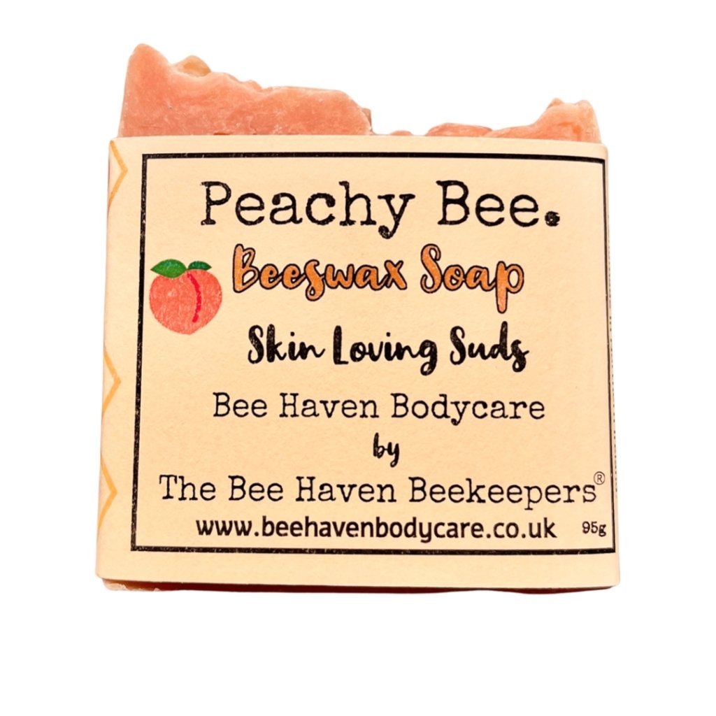 Peachy Bee Beeswax Soap - Bee Haven Bodycare & Gifts