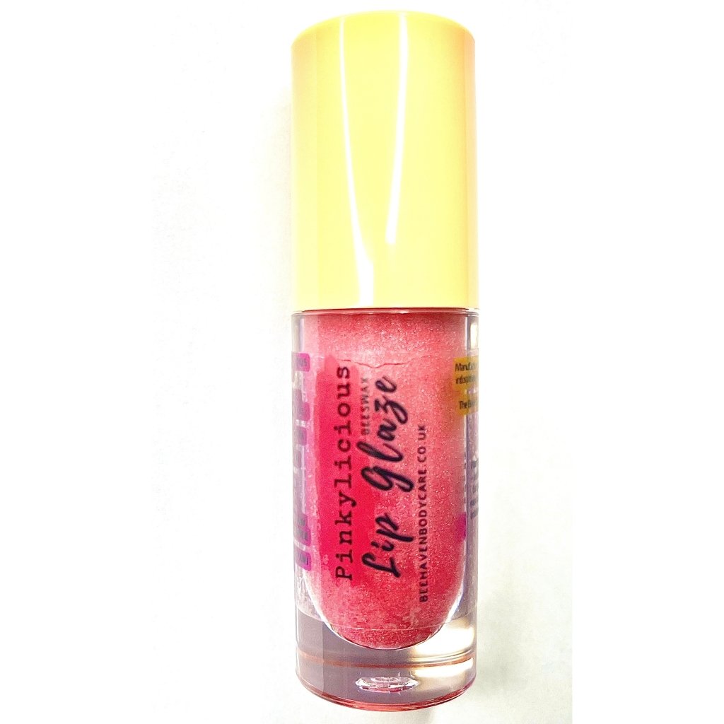 Pinkylicious Beeswax Lip Glaze - Pink Colour & Rose Fragrance - Bee Haven Bodycare & Gifts