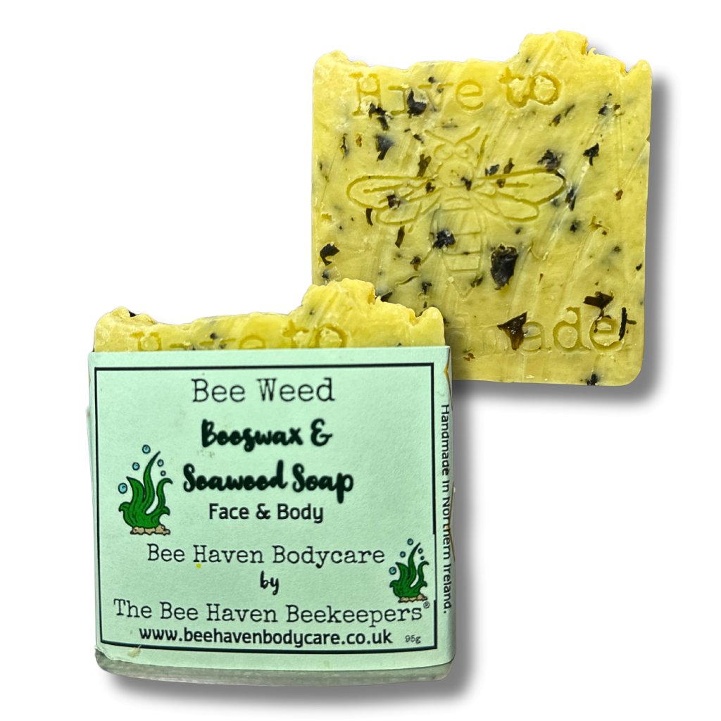 Seaweed & Beeswax Soap - Bee Weed (Face & Body, Uncented) - Bee Haven Bodycare & Gifts