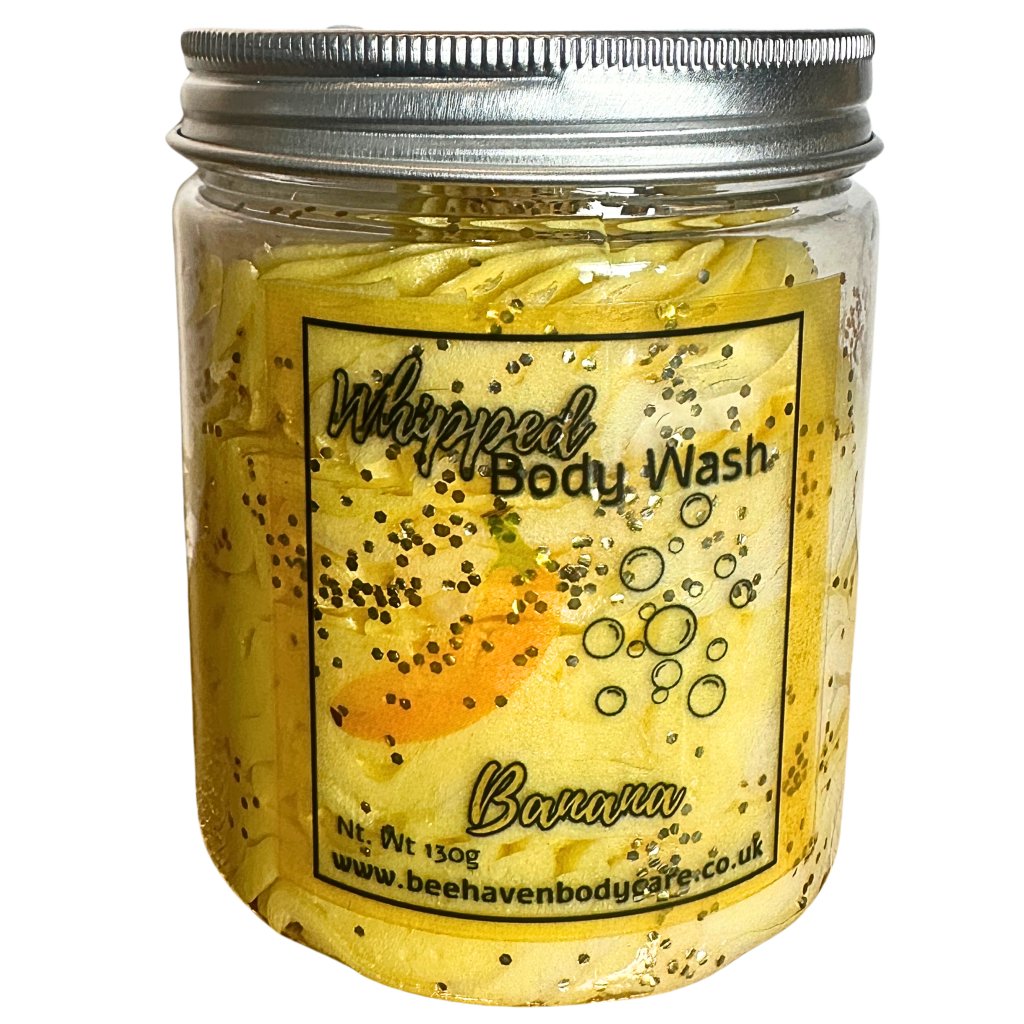 Whipped Body Wash- Banana - Bee Haven Bodycare & Gifts
